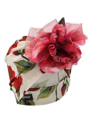 Шелковая шапка Dolce & Gabbana красная