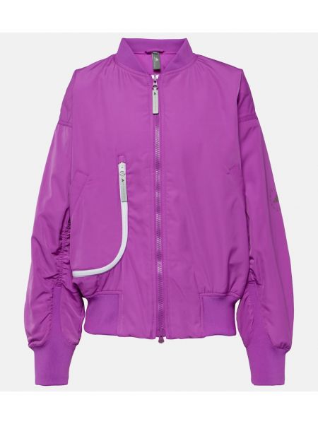 Blouson bomber Adidas By Stella Mccartney violet