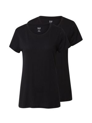 Marškinėliai Gap Petite juoda