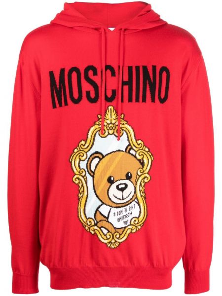 Hettegenser Moschino rød