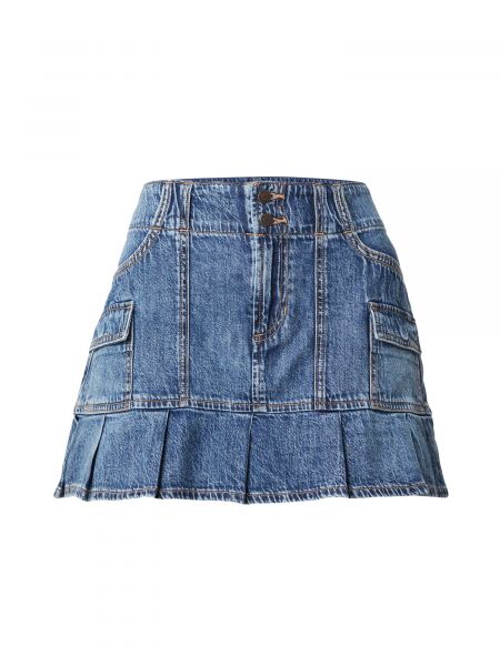 Denimnederdel Hollister blå