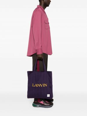 Shopper handtasche mit stickerei Lanvin