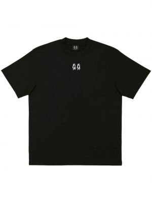 Raštuotas marškinėliai 44 Label Group juoda