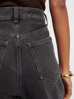 Straight leg jeans baggy Saint Laurent nero