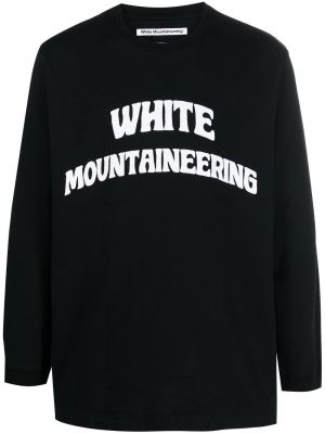 Bluza bawełniana z nadrukiem White Mountaineering
