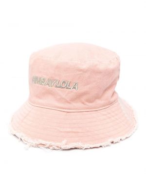 Haftowany kapelusz Bimba Y Lola różowy