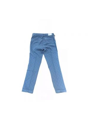 Pantalones chinos de cuero Jacob Cohen azul