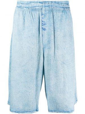 Kratke jeans hlače Diesel modra