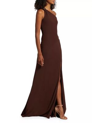 Длинное платье Silvia Tcherassi коричневое