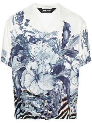 Košulja s cvjetnim printom s printom Just Cavalli