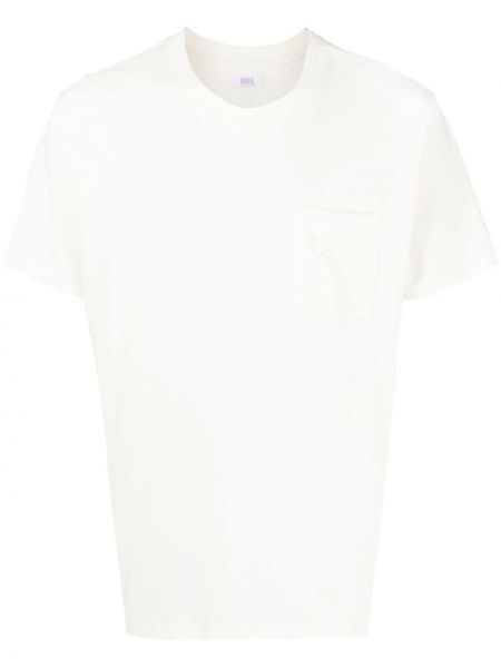 Памучна тениска с джобове Erl бяло