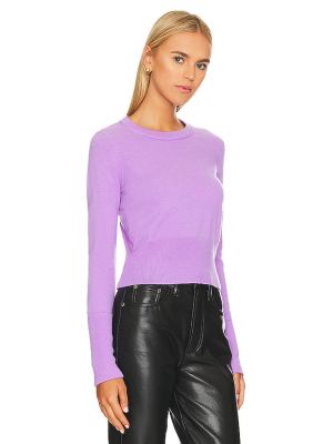 Jersey de cachemir de tela jersey Autumn Cashmere violeta