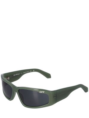 Saulesbrilles Off-white zaļš