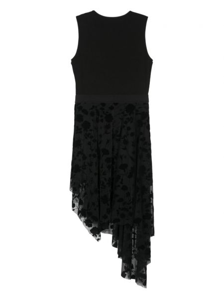 Sukienka koktajlowa asymetryczna Givenchy czarna