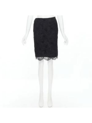 Spódnica koronkowa Balenciaga Vintage czarna