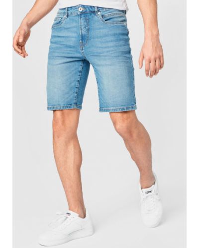 Shorts en jean Solid bleu