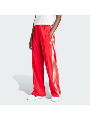 Pantaloni baggy Adidas rosso