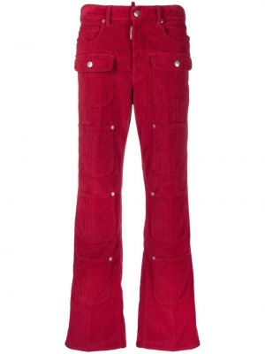 Straight leg-jeans Dsquared2 röd