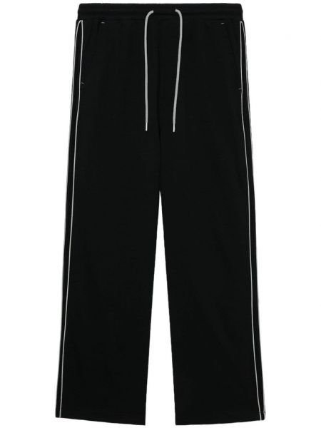 Voľné bavlnené teplákové nohavice Five Cm čierna