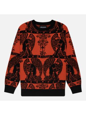 Жаккардовый свитер Gx1000 оранжевый