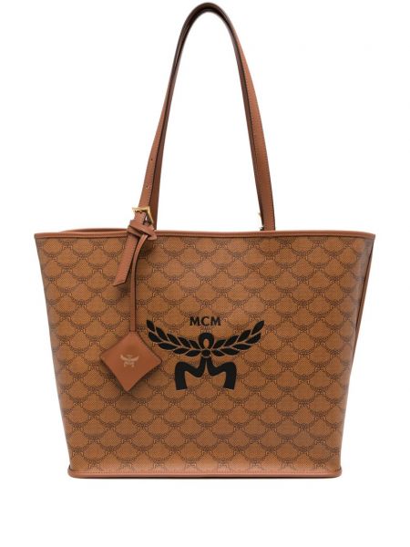 Shopping bag Mcm brun