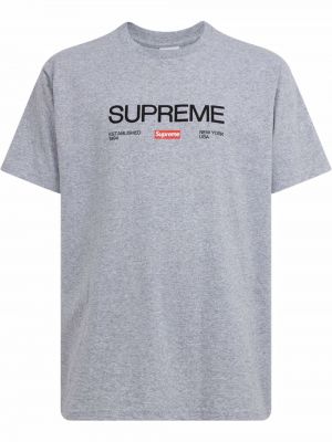Camiseta Supreme gris