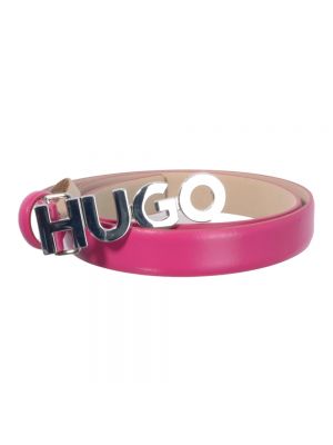 Pasek Hugo Boss różowy