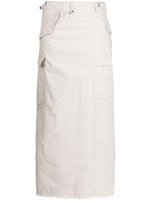 Suknja niski struk Maison Mihara Yasuhiro bijela