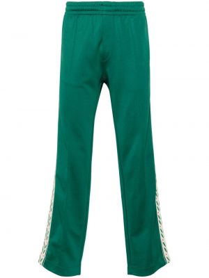 Pantalon de joggings avec applique Casablanca vert