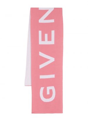 Szal wełniana Givenchy różowa
