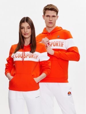 Bluză Le Coq Sportif portocaliu