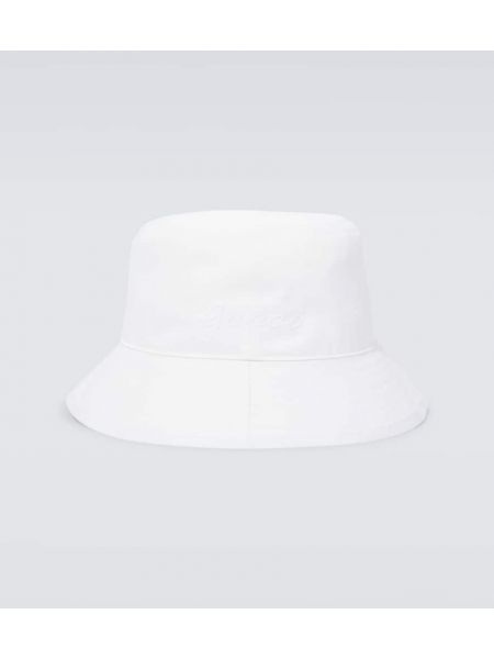 Bavlnená čiapka Gucci biela