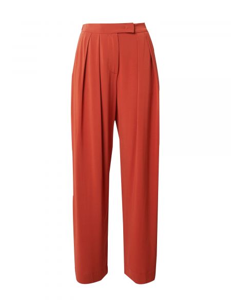 Pantaloni plissettati Max Mara Leisure rosso