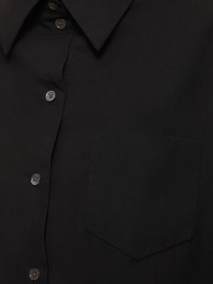 Sukienka mini bawełniana Interior czarna