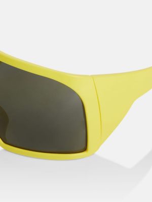 Okulary przeciwsłoneczne bez obcasa Rick Owens żółte