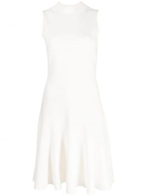 Плисирана миди рокля Paule Ka бяло
