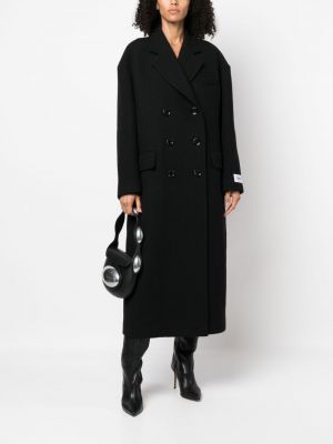 Płaszcz wełniany Dolce And Gabbana czarny