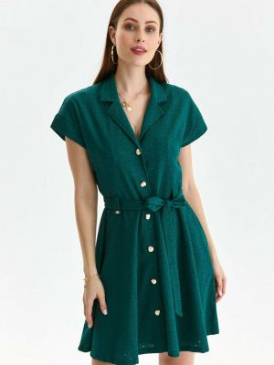 Платье-рубашка Top Secret зеленое