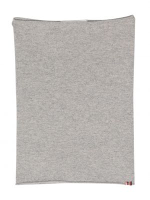 Pletený kašmírový opasok so slieňovým vzorom Extreme Cashmere sivá