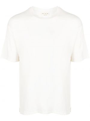 Ленена тениска Ma'ry'ya бяло