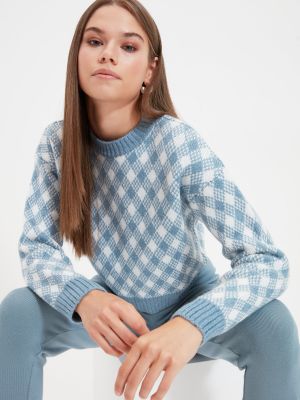 Sweter Trendyol - niebieski