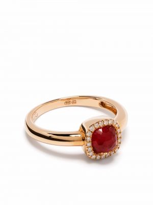 Z růžového zlata prsten Tirisi