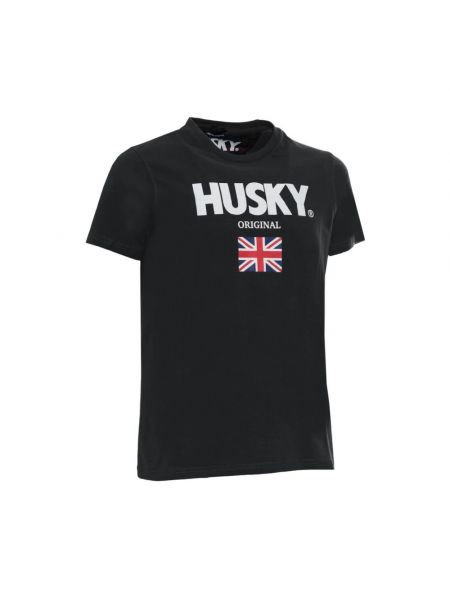 Camiseta de algodón Husky Original negro