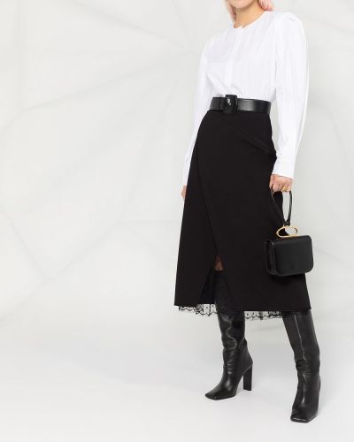 Falda de encaje Givenchy negro
