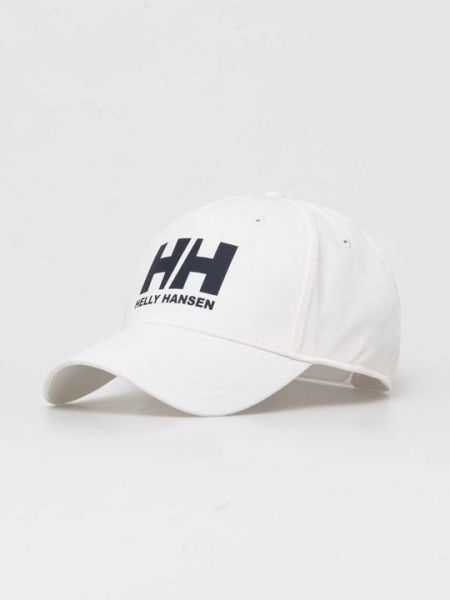Хлопковая кепка Helly Hansen бежевая