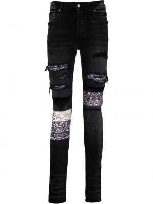 Jeans skinny con stampa Amiri nero