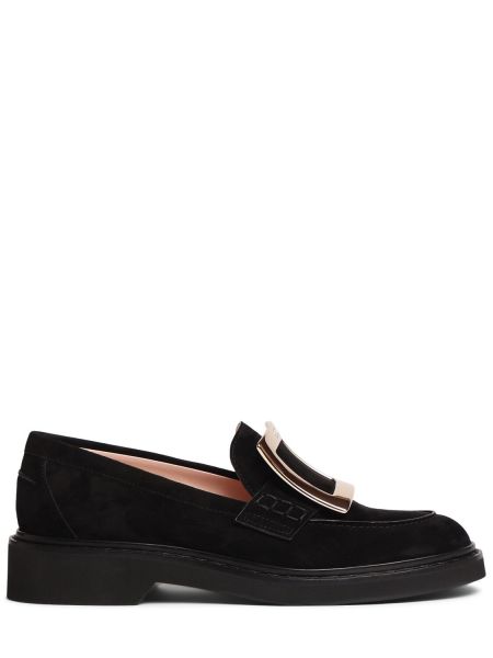 Loafers i mocka Roger Vivier svart