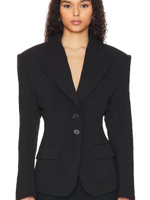 Blazer Nonchalant Label siyah