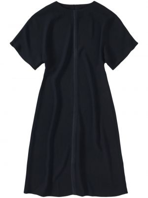Robe mi-longue en crêpe Closed noir