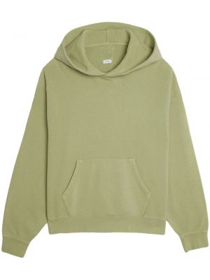 Pamučna hoodie s kapuljačom Visvim zelena
